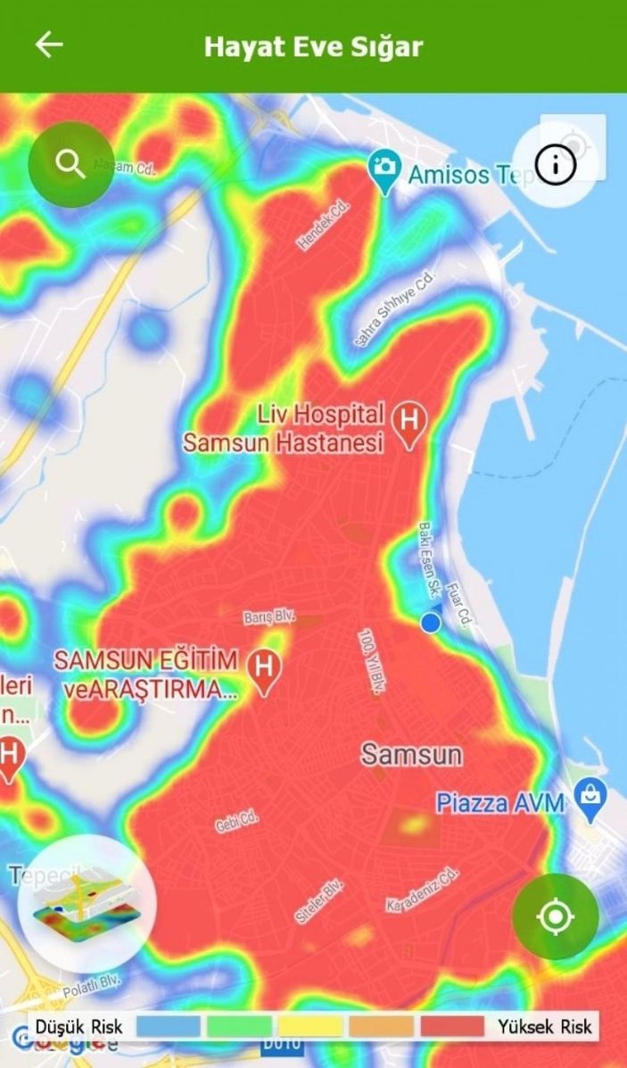 Samsun’da korona olmayan tek yer mezarlıklar -2