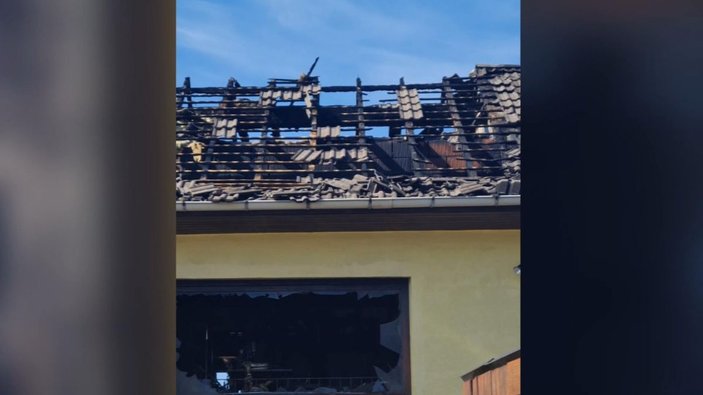 Damadına kızan Alman dehşet saçtı: İki Türk ailenin oturduğu ev yandı -1