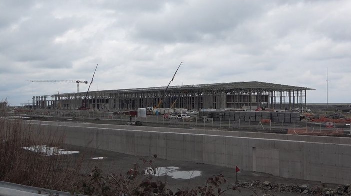 Rize-Artvin Havalimanı inşaatı hız kesmeden devam ediyor -4