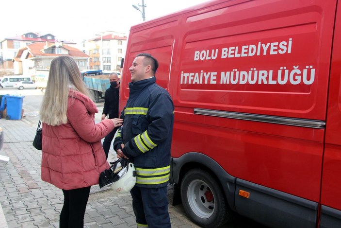 İtfaiye erinden kız arkadaşına unutulmayacak evlilik teklifi -9