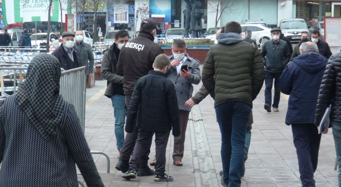 Giresun’da cadde ve sokaklarda insan yoğunluğu -7