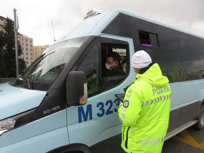 Kadıköy'de toplu taşıma araçlarında koronavirüs denetimi -6