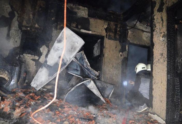 Kütahya'da ev yangını; 83 yaşındaki kadın öldü -2