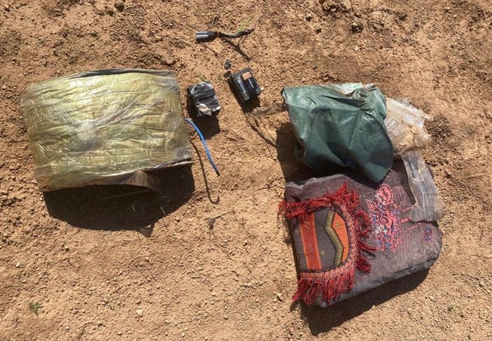 Tel Abyad’da, 30 kilo patlayıcı ele geçirildi -1