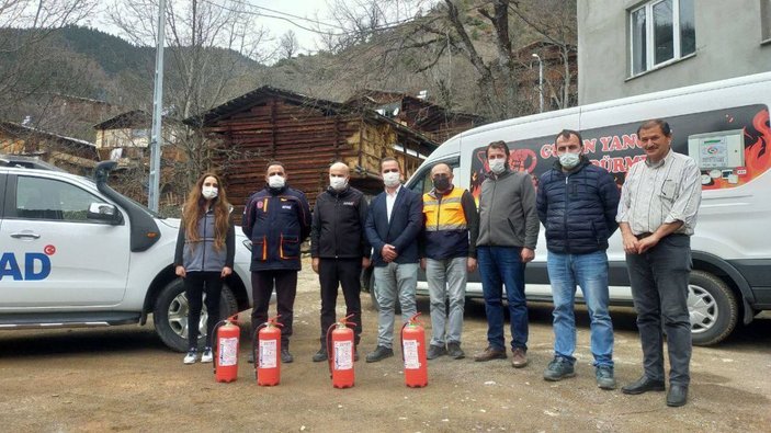 Artvin’in köyünde her eve yangın söndürme tüpü zorunluluğu -2