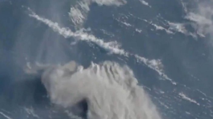 La Soufriere Yanardağı’ndaki patlama uydudan görüntülendi -1
