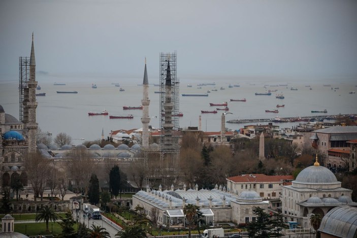 Ayasofya Camii'nin minaresinden tarihi yarımada... -9