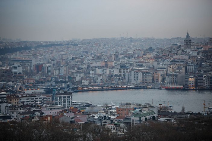 Ayasofya Camii'nin minaresinden tarihi yarımada... -2