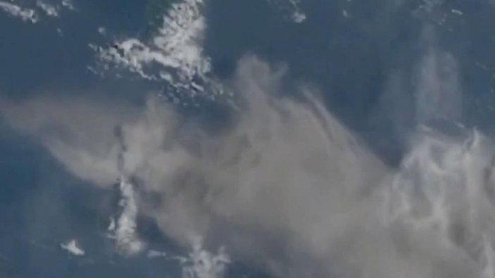 La Soufriere Yanardağı’ndaki patlama uydudan görüntülendi -2
