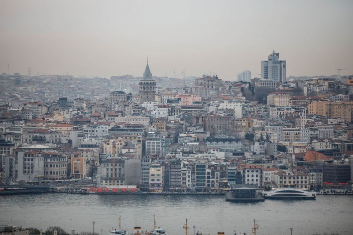 Ayasofya Camii'nin minaresinden tarihi yarımada... -3