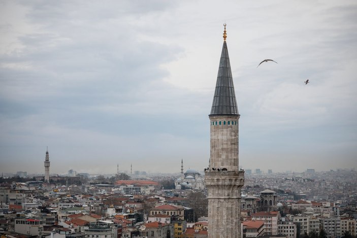 Ayasofya Camii'nin minaresinden tarihi yarımada... -8