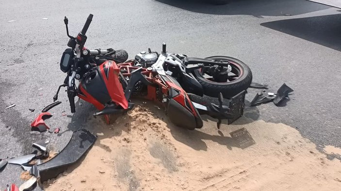 Esenyurt'ta feci motosiklet kazası 
