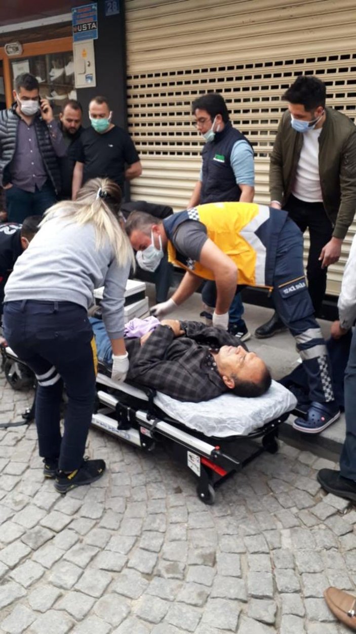 Kuyumcu, iş yeri önünde uğradığı silahlı saldırıda yaralandı -1