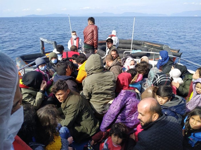 Seferihisar açıklarında 59 kaçak göçmen kurtarıldı -2
