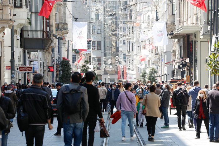 Fotoğraflar// Taksim'de yoğunluk -8