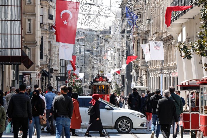Fotoğraflar// Taksim'de yoğunluk -3