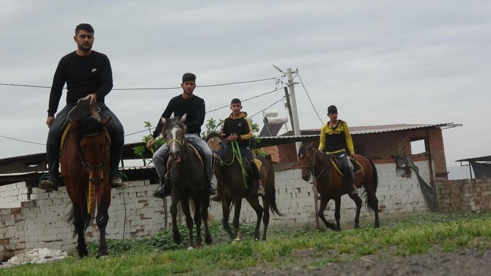 Kocagür köylülerinin geçim kaynağı rahvan atlar -1