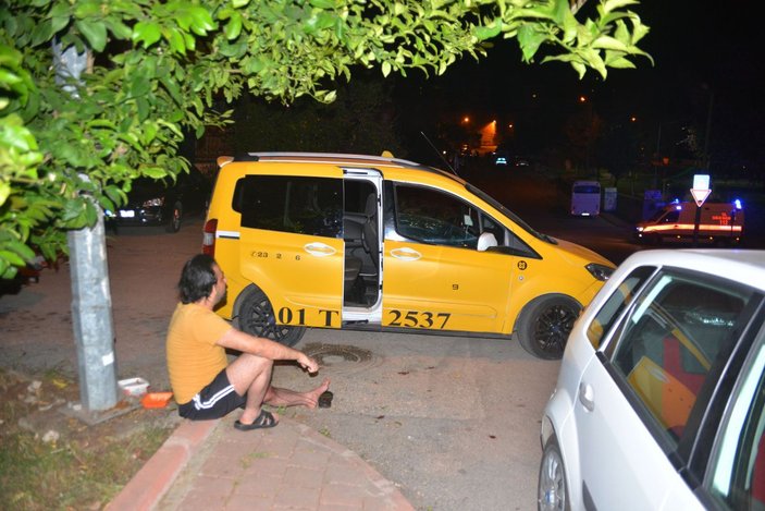 Silahlı saldırıda yaralanan taksi sürücüsü, şüpheliye tehditler yağdırdı -4