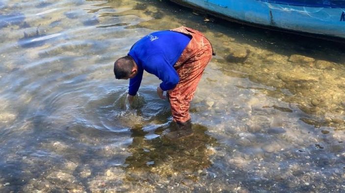 Bursa’da balıkçıların ağına tarihi eser takıldı -2