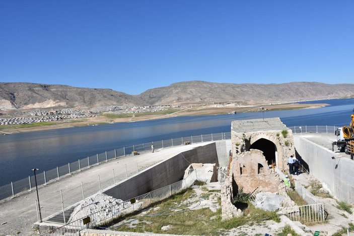 Hasankeyf'teki 692 yıllık Küçük Saray yükseltiliyor -7