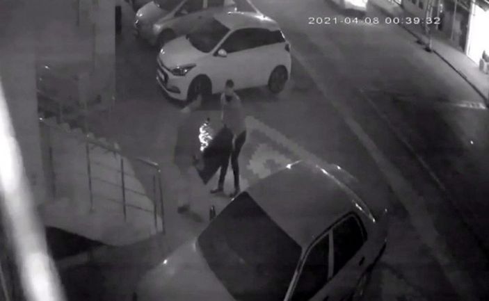 Kömür sobası hırsızları kamerada -1