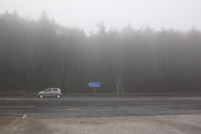 Bolu Dağı'nda yoğun sis -5