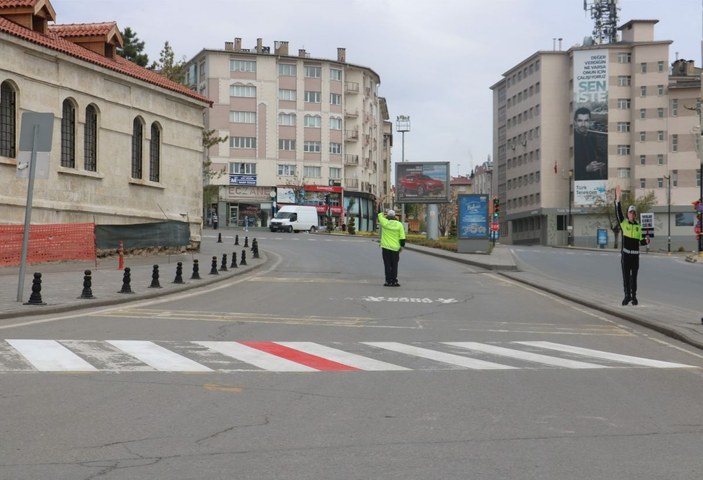 Sivas maket trafik polisi