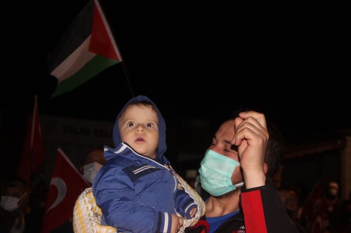 Türkiye'nin dört bir yanında Kudüs ve Filistin için destek gösterileri
