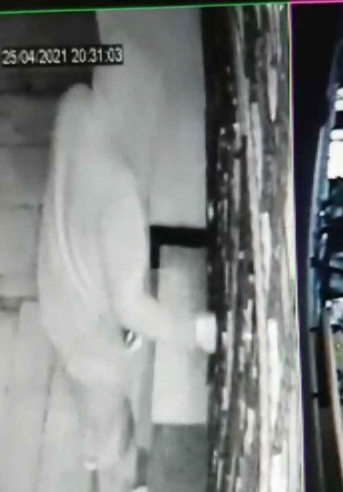Şişli'de apartman kapılarının topuzları çalan hırsız yakalandı -1