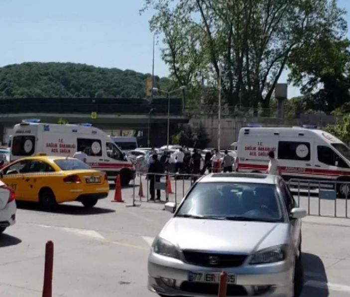 Sarıyer'de akrabaların kavgası hastanede devam etti