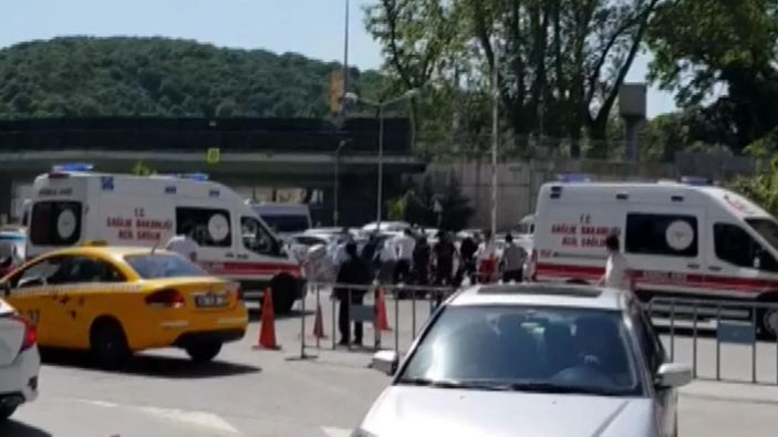 Sarıyer'de akrabaların kavgası hastanede devam etti