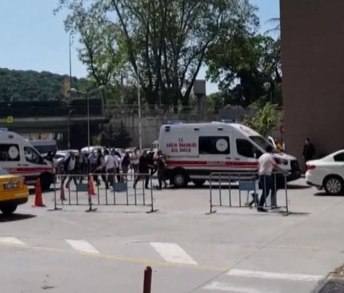 Sarıyer'de akrabaların kavgası hastanede devam etti