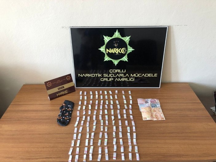 Şüpheli şahıstan 120 fişek eroin çıktı -1