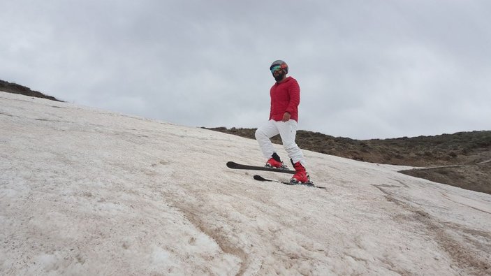 (Özel haber) Mayıs ayında kayak keyfi -6