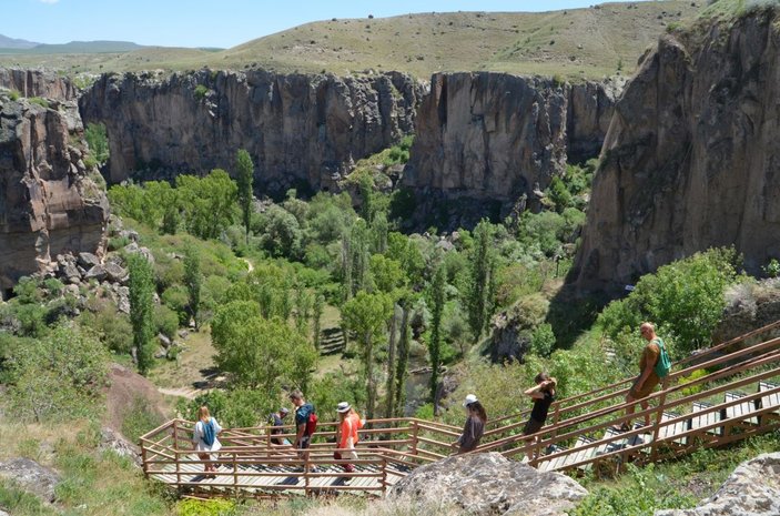 Ihlara Vadisi, bayramda turistlere kaldı -4