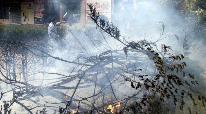 Ankara'da şiddetli rüzgar; ağaçlar devrildi, elektrik telleri koptu  -5