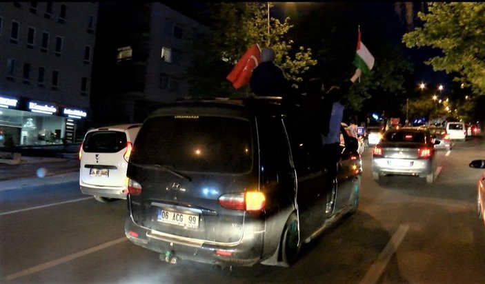 Ankara'da bin araçlı 'Kudüs'e Destek' konvoyu -6