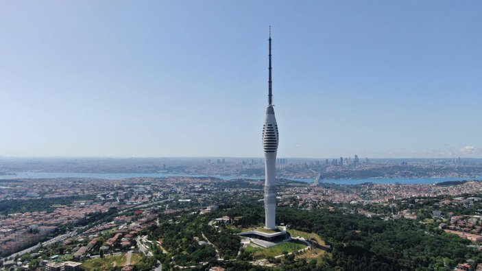 İstanbul'un yeni sembolu Çamlıca Kulesi'nde açılış için geri sayım