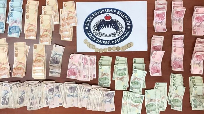 Dilencilerden 6 bin 690 TL çıktı -1