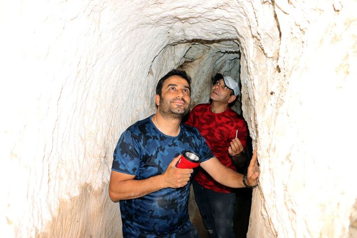 Tarihi tünel, doğa yürüyüşçülerinin uğrak mekanı oldu -1