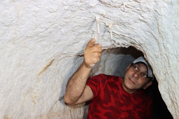 Tarihi tünel, doğa yürüyüşçülerinin uğrak mekanı oldu -5