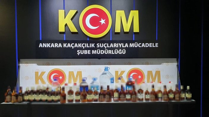 Ankara'da 'sahte içki' operasyonu: 12 gözaltı -1