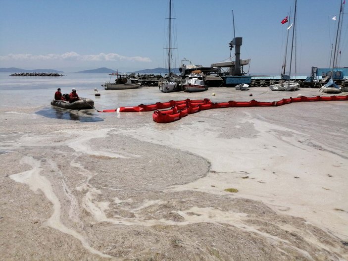 Çevre ve Şehircilik Bakanlığı ilk adımı attı; Deniz salyası temizliği başladı -4