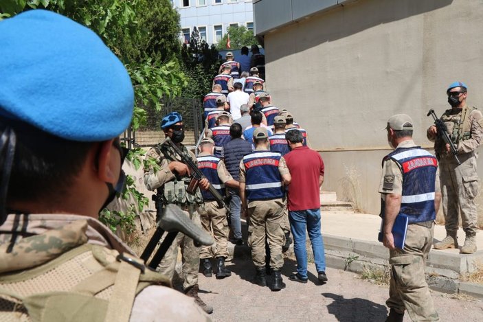 Diyarbakır'daki narko-terör operasyonunda 33 tutuklama -1