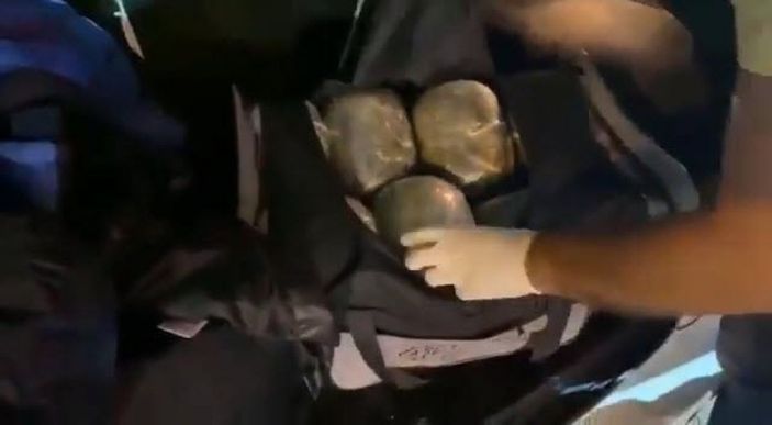 İzmir'de hafif ticari araçtaki 26 kilo uyuşturucuyu 'Mia' buldu -4