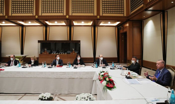 Cumhurbaşkanı Erdoğan'dan akademisyenlerle 'müsilaj' toplantısı -3
