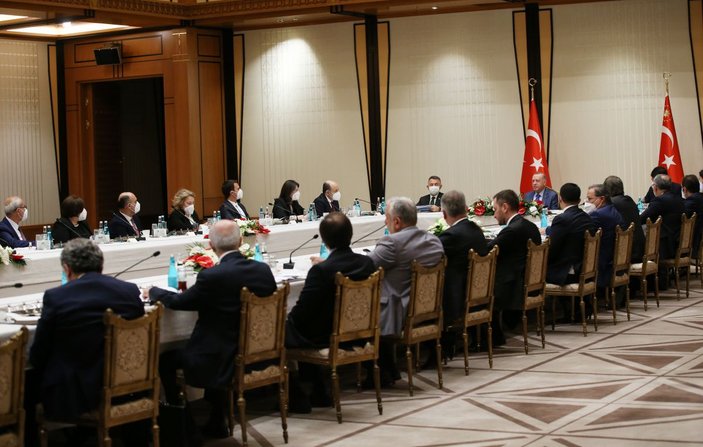 Cumhurbaşkanı Erdoğan'dan akademisyenlerle 'müsilaj' toplantısı -2