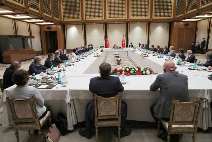 Cumhurbaşkanı Erdoğan'dan akademisyenlerle 'müsilaj' toplantısı -4