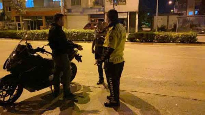 Bursa'da alkollü motosiklet sürücüsü, polisleri çileden çıkardı