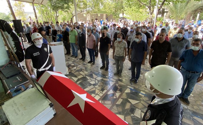 Hatay'daki kazada ölen polis memuru, Osmaniye'de toprağa verildi -5